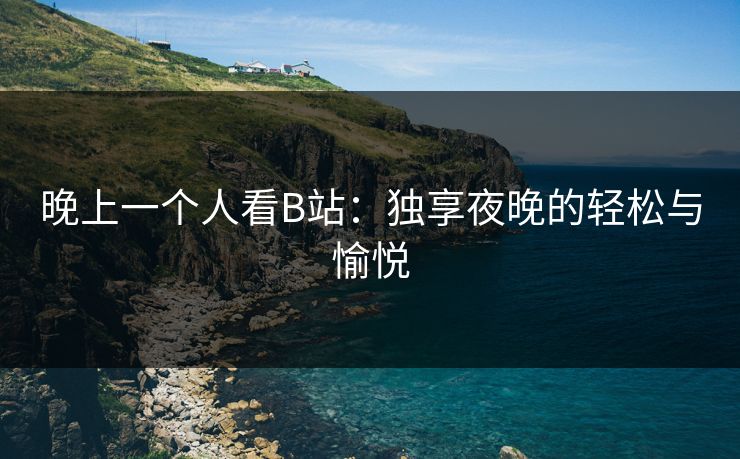 晚上一个人看B站：独享夜晚的轻松与愉悦