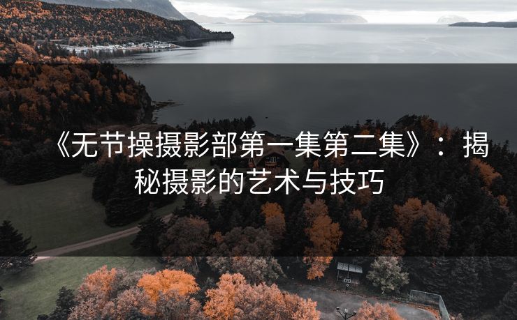 《无节操摄影部第一集第二集》：揭秘摄影的艺术与技巧